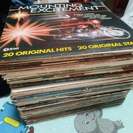Classic 60s, 70s, 80s Oldies LP, vinyl, piring hitam