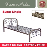 ⚘BASE TEBAL Super Single Bed Frame Metal Bed  Bedroom Furniture  Katil Single  Katil Besi  Katil Buj