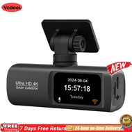 [Vodool Flagship Store]เครื่องบันทึก 4K Dash Cam Driving Driving ในตัว WiFi Dual Lens Smart Connect 