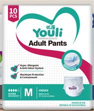【24h to send】YOULI ชายและหญิง หายใจอากาศ 10pcs ชิ้นผ้าอ้อมผู้ใหญ่ กางเกงดึงขึ้นผู้ใหญ่ ผ้าอ้อมผู้ใหญ