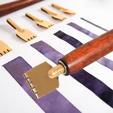 4/8/10/12/15mm Parallel Pen Wood Dip Pen Writing for Artistic Font Gothic Tibetan Gift Pen Caligraph