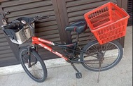 Avalanche GTA女式單車,外賣單車, 18段速24in, 18 speeds, takeaway bike, 車後貨架,前後單車籃, luggage rack.
