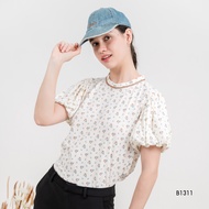 VERONIQA Blouse AM-B1311 by AMILA สปันปริ้นท์ แขนสั้น IGPU25-3