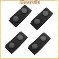 Measthi Double Snaps Belt Keepers 4pcs Belt Holder Retainer Double Snap Durable Lightweight Utility 