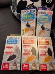 GEX 貓狗 飲水機用半圓形過濾filters