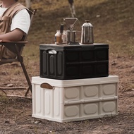 Outdoor Wooden Lid Storage Box Camping Clothing Storage Box Folding Bed Bottom Storage Flip Storage Box Oversized Box