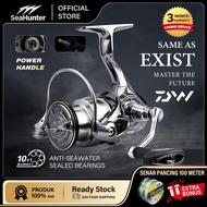 SeaHunter EXIST MAX Power Handle Spinning Reel Pancing,12+1BB Gear Ratio 6.3:1,Max Drag 18kg,SW ALL 