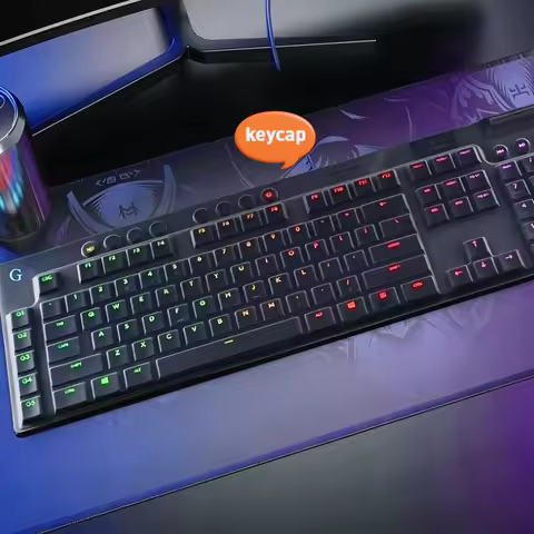 G915 913 TKL G815 G813 Textured Anti Slip Transparent Backlit Keycap, Suitable for Logitech Mechanic