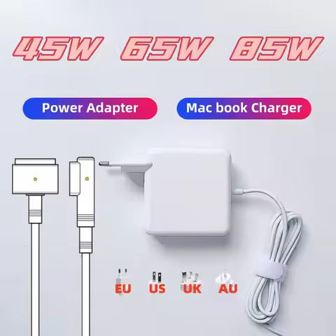 New A1278 A1286 A1398 A1502 A1369 A1466 Power Adapter for Macbook Air Pro 45W 60W 85W Magsaf* 2 1 Ma