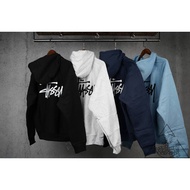 [HYDRA] Stussy Basic Zip Hoodie Logo Jacket Hooded [SUY74]