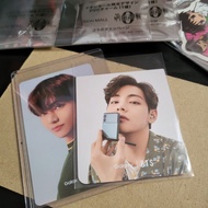 Pc BTS Photocard BTS Official Samsung Galaxy ZFlip 3 Z Flip 3 S21 PC Kim Taehyung Photocard Tae THV PC BTS Ori Original