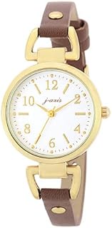 Sun Flame J-Axis CF2D0002-BR Women's Wristwatch, Brown, Braun