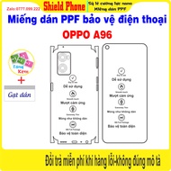 PPF sticker to protect OPPO A96 phone