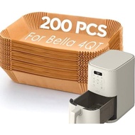 Suitable for Bella's Air Fryer Lining, Rectangular Air Fryer Lining, Suitable for Ninja's Air Fryer 