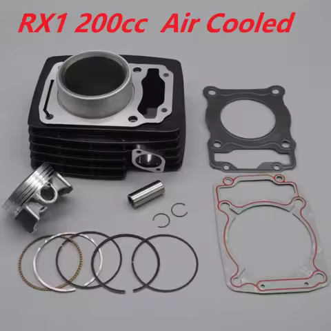 For cyclone zongshen rx1 zs200-76 zs200-51 200cc engine camshaft swing arm cylinder block piston gas