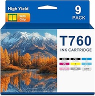 Remanufactured T760 Ink Cartridge Ultrachrome T7601 T7602 T7603 T7604 T7605 T7606 T7607 T7608 T7609 