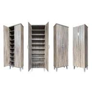 Furniture Living Tall Shoe Cabinet / Tall Shoe Rack (Sonoma Oak)