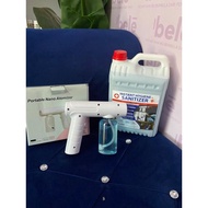 Gun Spray + free sanitizer 5liter New Desingn , cegah covid19