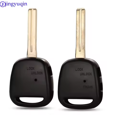 jingyuqin 1 Button Remote Car Key Shell For TOYOTA Carina Estima Harrier Previa Corolla Celica Key C