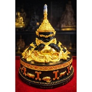 LP Key · 拉胡天神金身供奉尊 大模
龍婆key 

Luang Phor Key · Phra Rahu Bucha

寺庙：Wat Sri Lamyong

佛历：BE2548

尺寸：高约