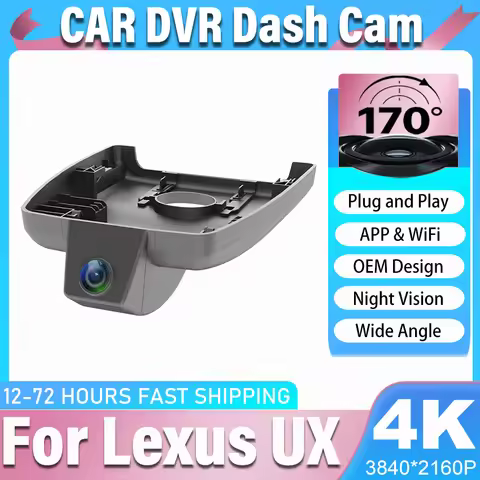 New! 4K Car DVR Video Recorder Dash Cam Camera For Lexus UX 300h 260h 250h 200 2019-2025 for Lexus U