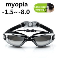 Sport Adult Professional myopia Swimming goggles men Women arena diopter Swim Eyewear anti fog swimm