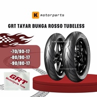 GRT TAYAR TUBELESS BUNGA ROSSO 70/90-17 80/90-17 90/80-17 TYRE GRT