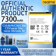 ⚡Latest High Capacity Battery⚡7300 mah BLP877 is suitable for realme c35 battery original