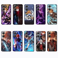 Soft black phone case for Vivo Y03 Y30T Y18 Y18S Y18E T3 Z9 lite Y37M Tartaglia Cover