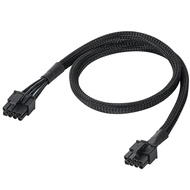 60cm PSU 8 pin Male to PCIe 8pin (6+2) Male Power Supply with Sleeved cable for Seasonic Focus+XM2 K