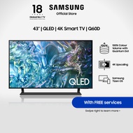 [NEW LAUNCH] Samsung 43" QLED Q60D 4K Smart TV (2024)