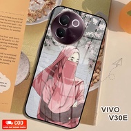 VIVO V30E Glass Softcase - VIVO V30E Mobile Phone Case [T21].