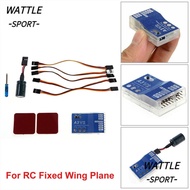 WA-SPORT Flight Controller, Low-Noise 3-Axis Gyro Stabilizer,  A3 V2 Lightweight RC Airplane Stabili