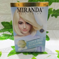 MIRANDA SUPER BLUE BLEACHING HAIR COLOR PREMIUM BLEACHING CAT RAMBUT