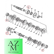YAMAHA RXZ TRANSMISSION BEARING ( MAIN AXLE / FRONT SPROCKET SHAFT )