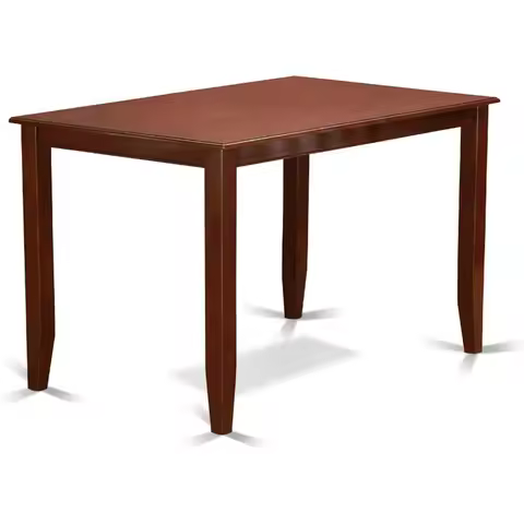 BUT-MAH-T Buckland Rectangle Counter Height Dining Table for Small Spaces, 30x48 Inch, Mahogany
