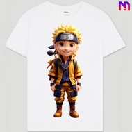 T-Shirt T Shirt Men Boys Girls Women Unisex Kids Adults Anime Naruto Boruto Hokage 3D 3D Tri Three D