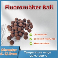 Fluorine Rubber Ball 6mm~12.7mm High Elasticity FKM Solid Ball High Temperature Resistant And Wear-r