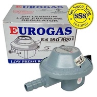 Eurogas LPG Sirim Millennium Gas Regulator Low Pressure Gas Cylinder Head Kepala Gas Serbaguna (SIRIM APPROVED)