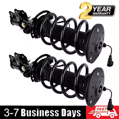2X Front Shock Absorber Struts Spring Assys Electric For Lincoln MKX 2016-2018