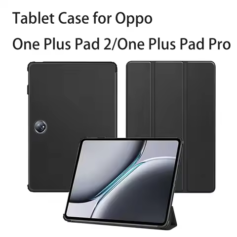 Tablet Case for Oppo One Plus Pad 2 Pad Pro Protective Cover Smart Wake up function(PU Leather Mater