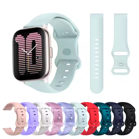 20mm Butterfly buckle strap for Amazfit Active Outdoor Sport band for Amazfit GTR Mini Original Lady