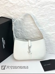 YSL聖羅蘭 Hobo腋下包 白色小號 香港順豐配送