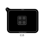 Realme C15 - Copper Tempered Glass Kamera Full Black