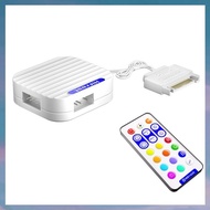 [hotkeystore.] 5V 3Pin ARGB Controller  Interface Extension Cable HUB Mini Adapter RGB Remote Contro
