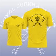 GURKHA Mens Cotton T-Shirt The Royal British Army s Forces Tee TOP Cap Beret Emblem s-5xl