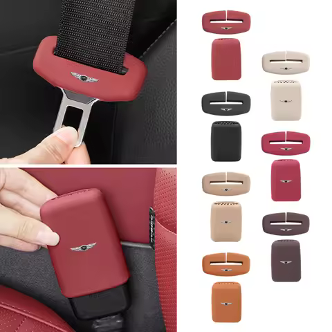 Car Seatbelt Buckle Cover Silicone Anti-scratch Protector Safety Belt Buckle Guard For Hyundai Genes