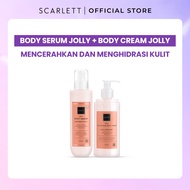 Scarlett Whitening Body Serum Jolly + Body Cream Jolly Brightens and moisturizes the skin