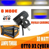 OTTO D2 CYBER 8 MODE 30 WATT D2 SHOOTER LAMP CAR MOTORCYCLE SPOTLIGHT