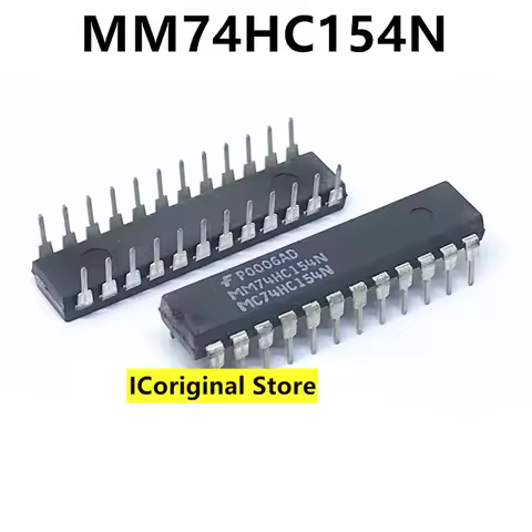 New and original MM74HC154N 74HC154N 74HC Electronic components Integrated circuit IC chips DIP24